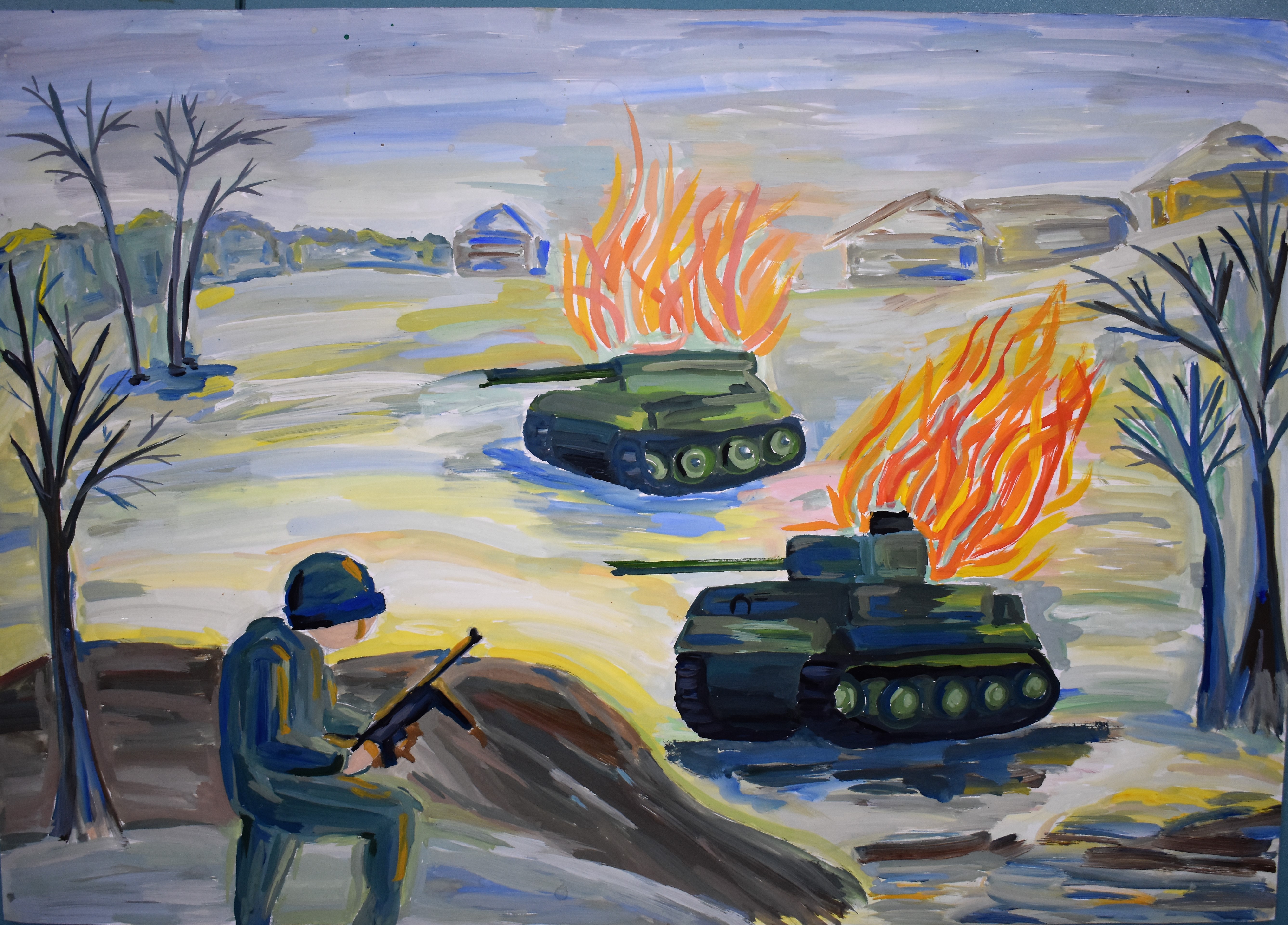 Рисунок про великую отечественную войну. Рисунок про войну. Рисунки на военную тему красками.