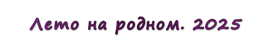  «Лето на родном. 2025»
