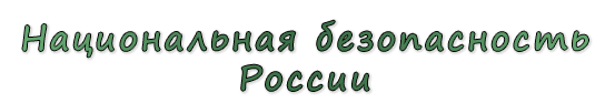  «Национальная безопасность России»