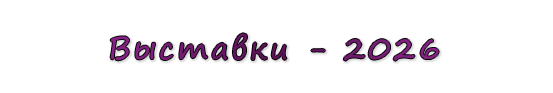 «Выставки - 2026»
